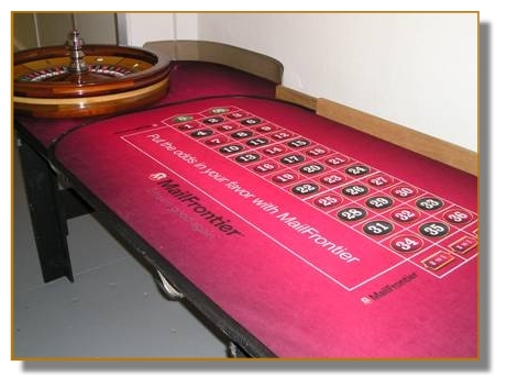 A Casino Event can create a custom table layout with your corporate logo!