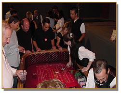 Going all in at a recent casino event